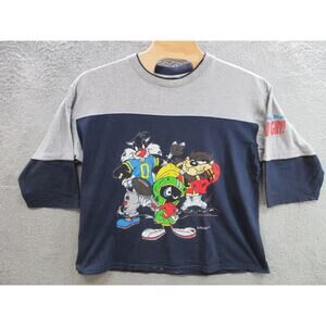 Vintage 90s Looney Tunes T-Shirt Saturday's Hero Football Marvin Martian XL